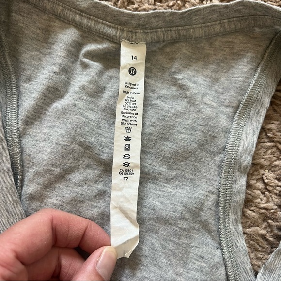 Lululemon Relaxed Pima Cotton Tank - Picture 3 of 4